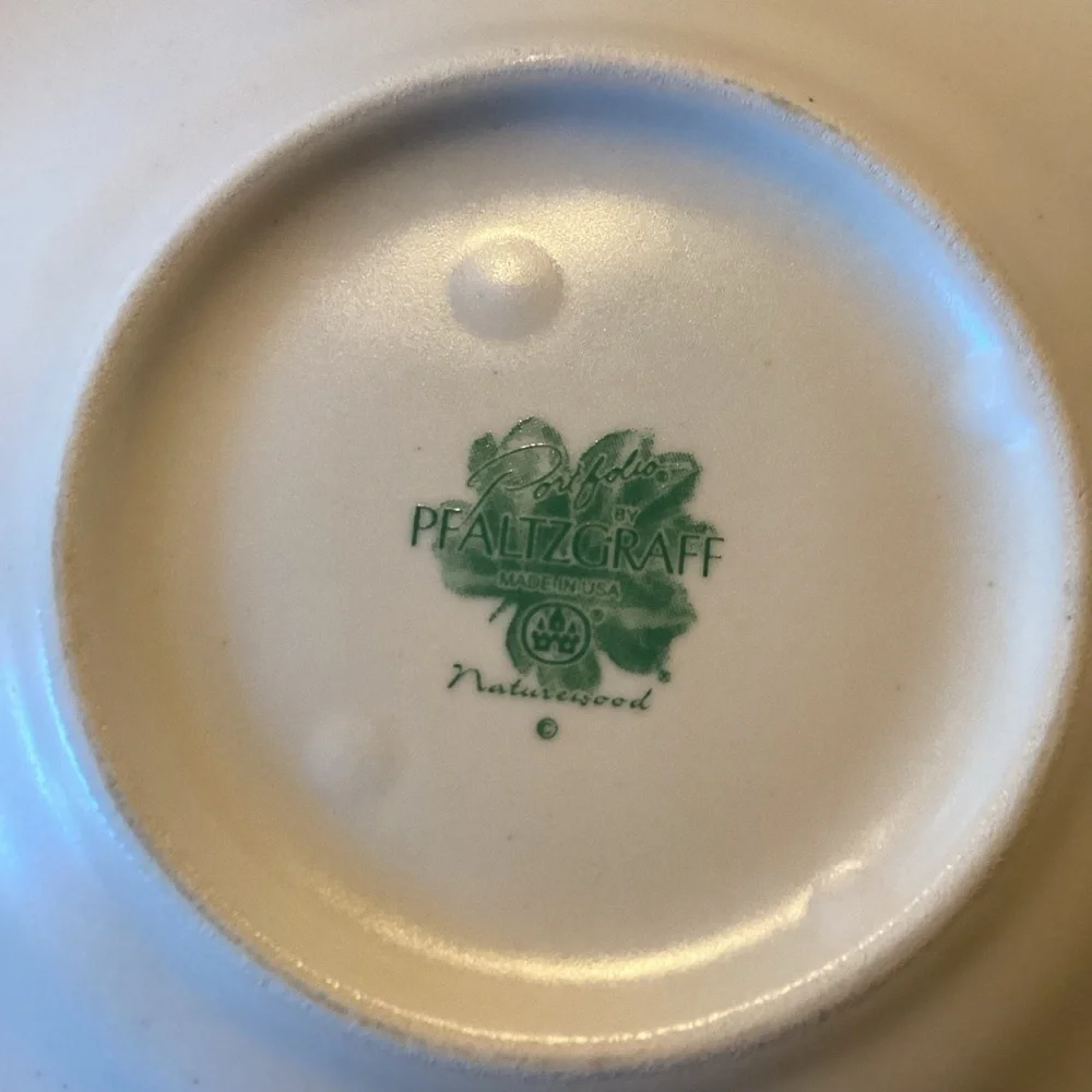 Pfaltzgraff Naturewood Vintage Saucers - set of 4